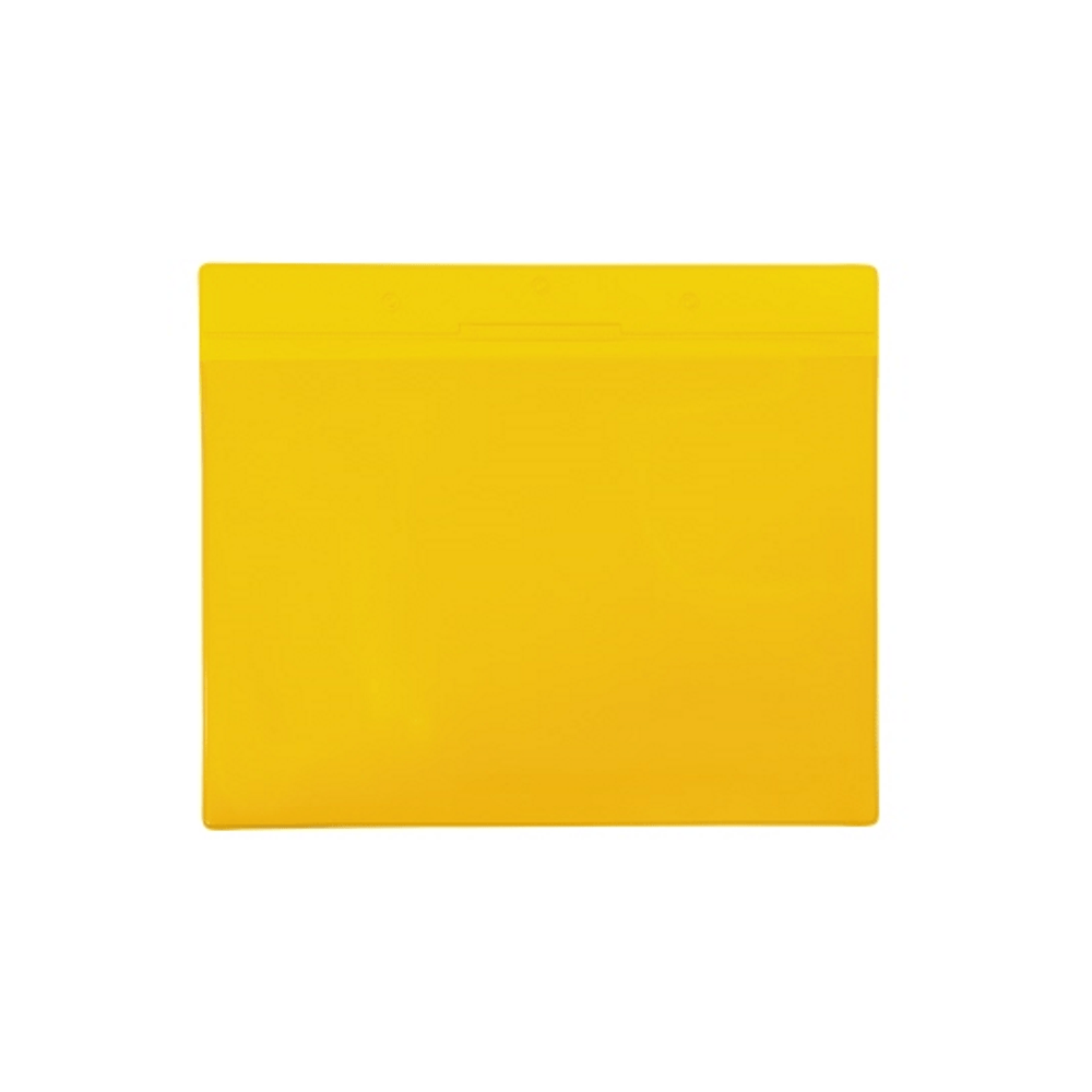 Buzunar orizontal magnetic Tarifold pentru identificare, A4, galben, 10 bucati/set