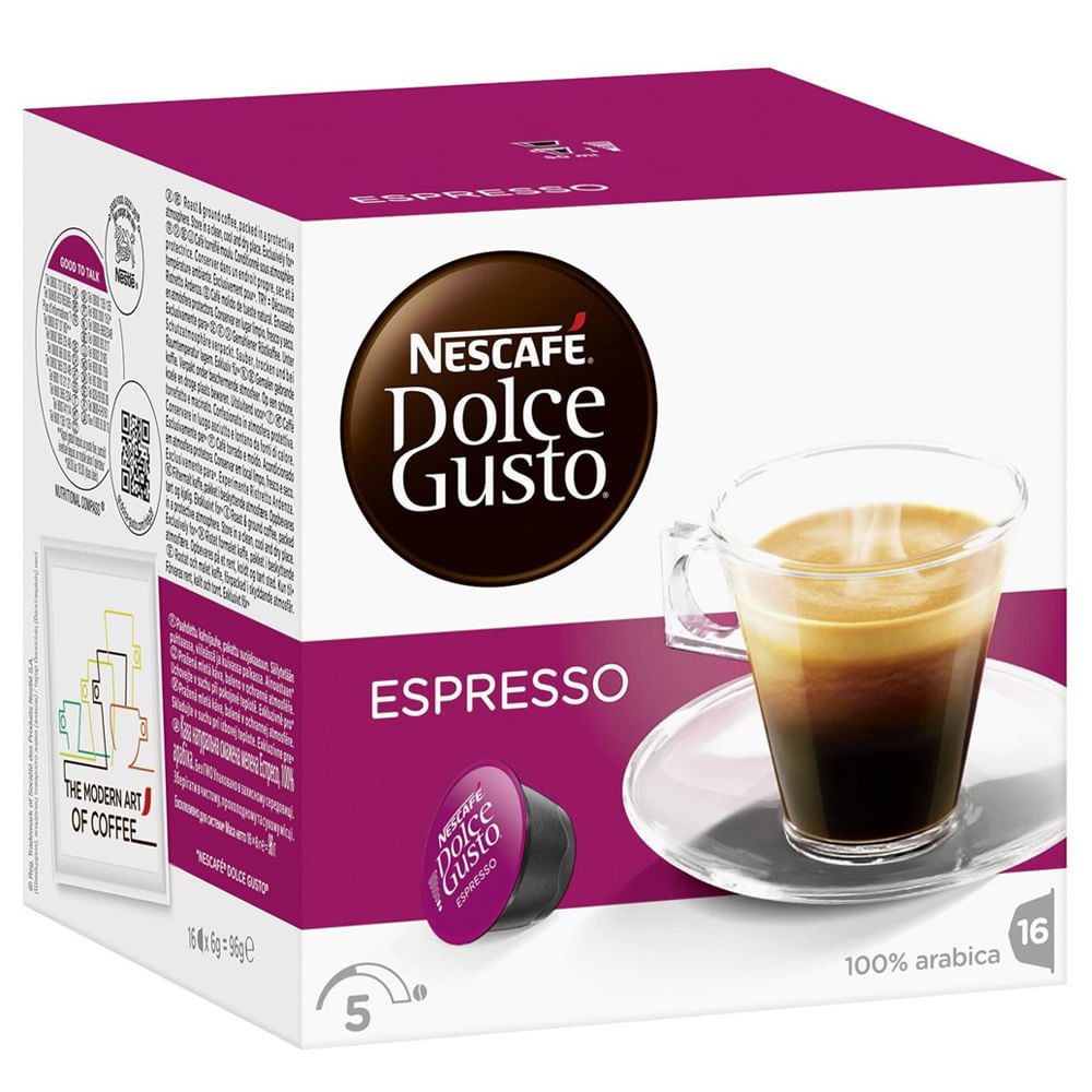 Nescafe Dolce Gusto espresso, 16 capsule/cut