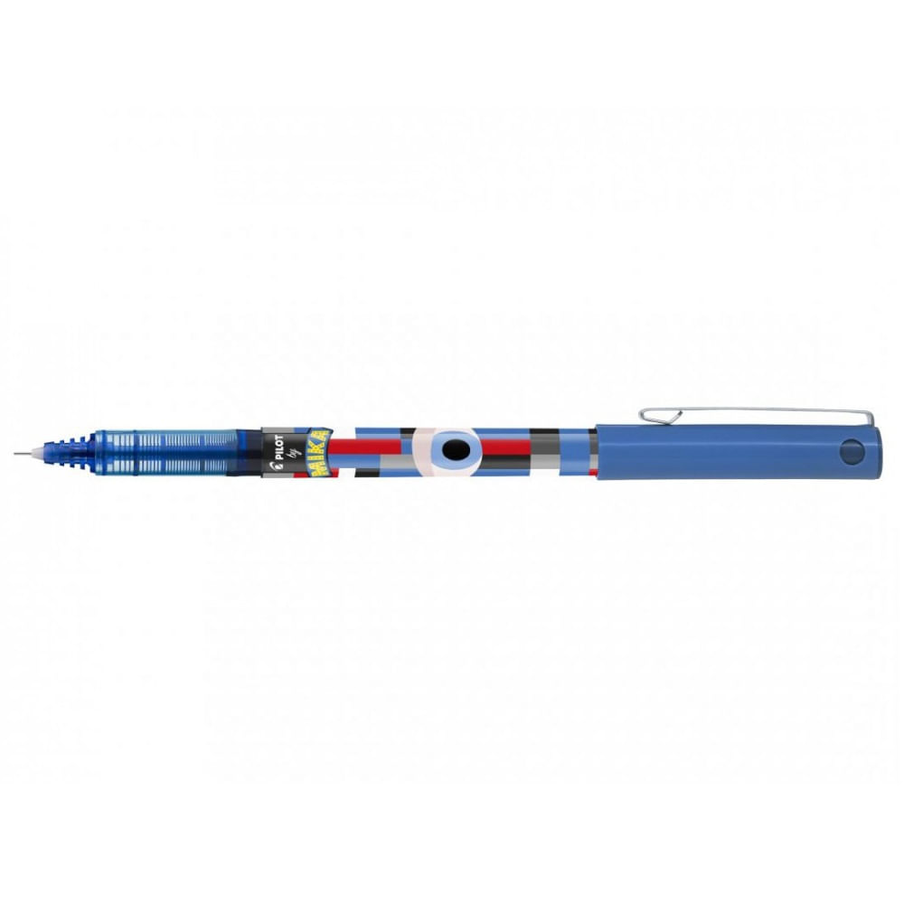 Roller pilot v5 hi-tecpoint mika, 0.5 mm, albastru