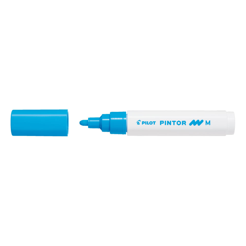 Marker cu vopsea Pilot Pintor M diverse culori 1.4 mm varf rotund Marker cu vopsea Pilot Pintor varf rotund 4.5 mm bleu