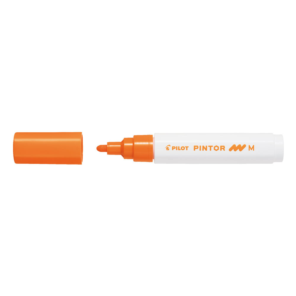 Marker cu vopsea Pilot Pintor M diverse culori 1.4 mm varf rotund Marker cu vopsea Pilot Pintor varf rotund 4.5 mm orange