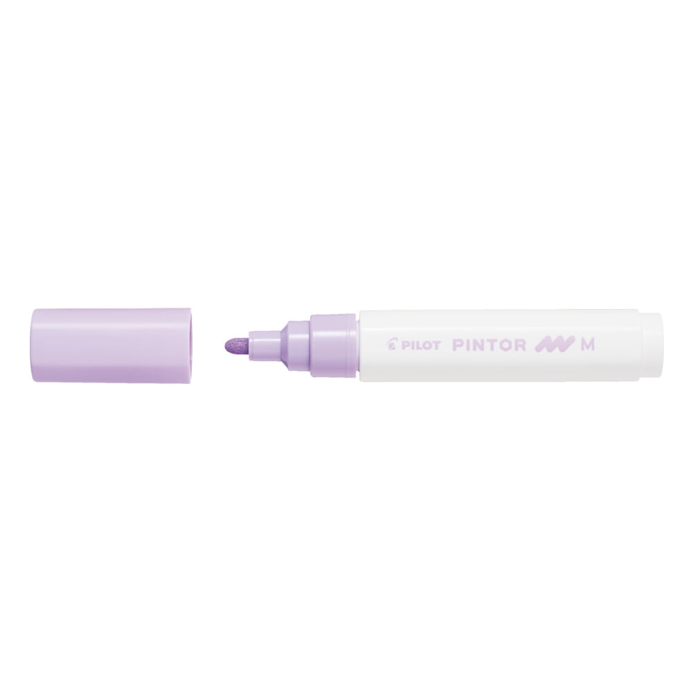 Marker cu vopsea Pilot Pintor Pastel M culori pastelate 1.4 mm varf rotund violet