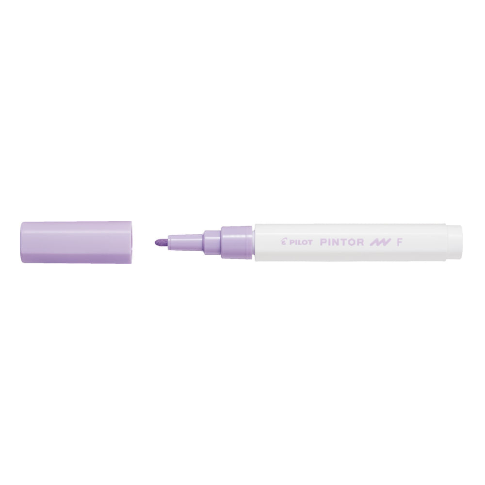 Marker cu vopsea Pilot Pintor Pastel, varf rotund, 1.0 mm, violet