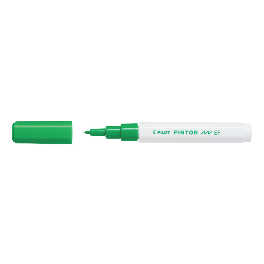 Marker cu vopsea Pilot Pintor Pastel EF culori pastelate 0.7mm Marker cu vopsea Pilot Pintor varf rotund 0.7 mm verde deschis