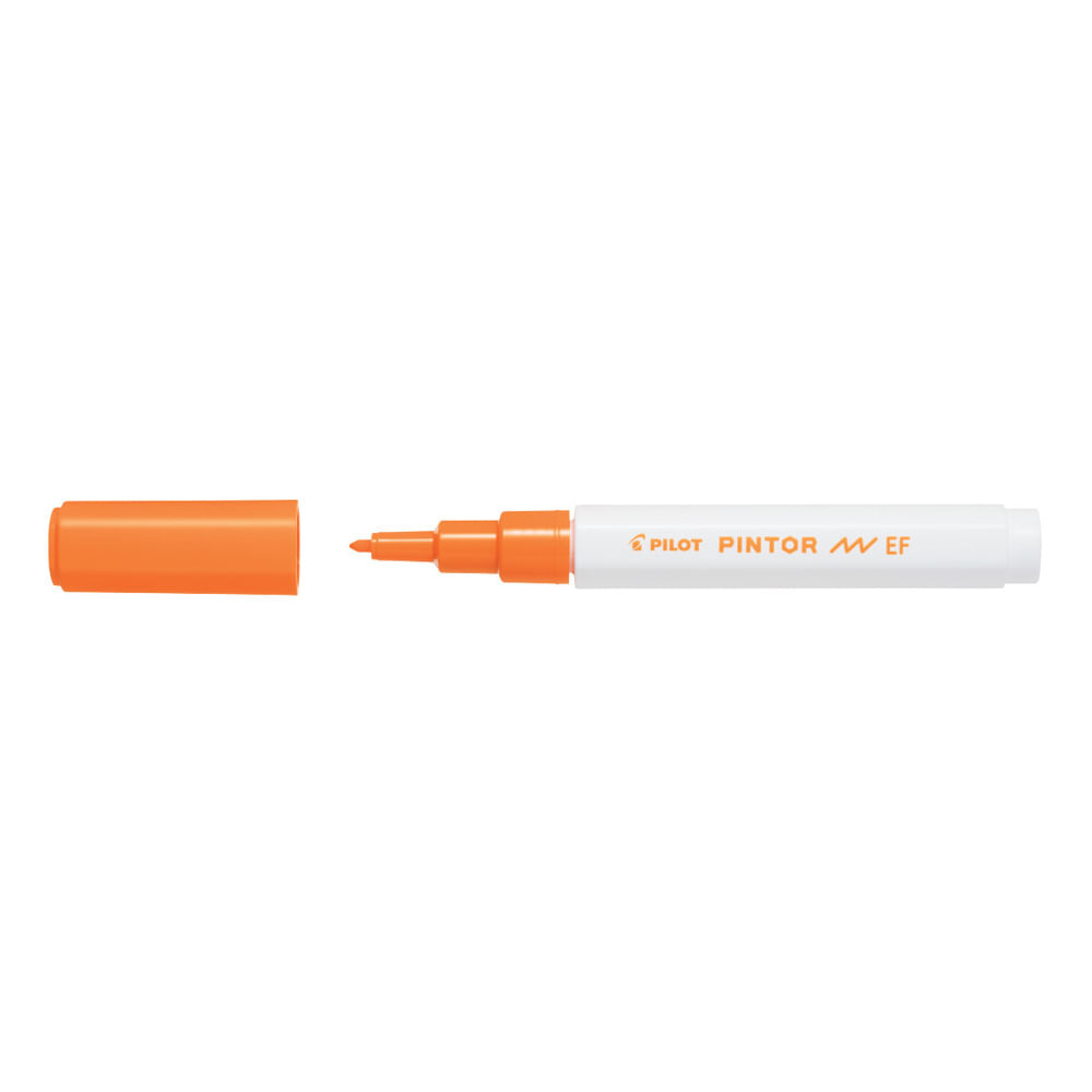 Marker cu vopsea Pilot Pintor Pastel EF culori pastelate 0.7mm Marker cu vopsea Pilot Pintor varf rotund 0.7 mm orange