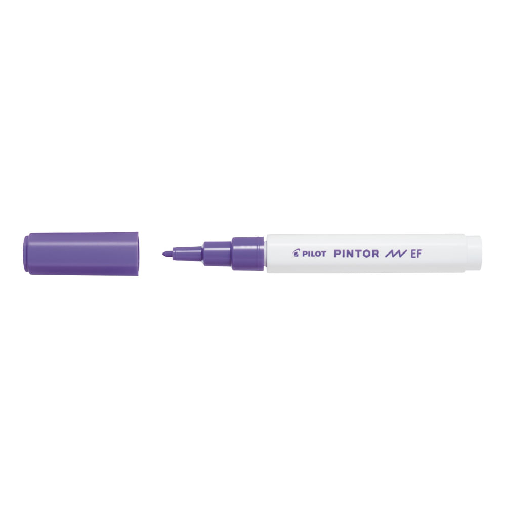 Marker cu vopsea Pilot Pintor Pastel EF culori pastelate 0.7mm Marker cu vopsea Pilot Pintor varf rotund 0.7 mm violet