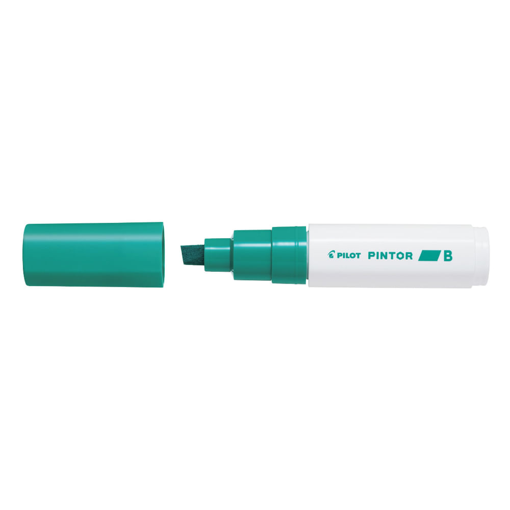 Marker cu vopsea Pilot Pintor B diverse culori 8 mm varf tesit Marker cu vopsea Pilot Pintor varf tesit 8 mm verde