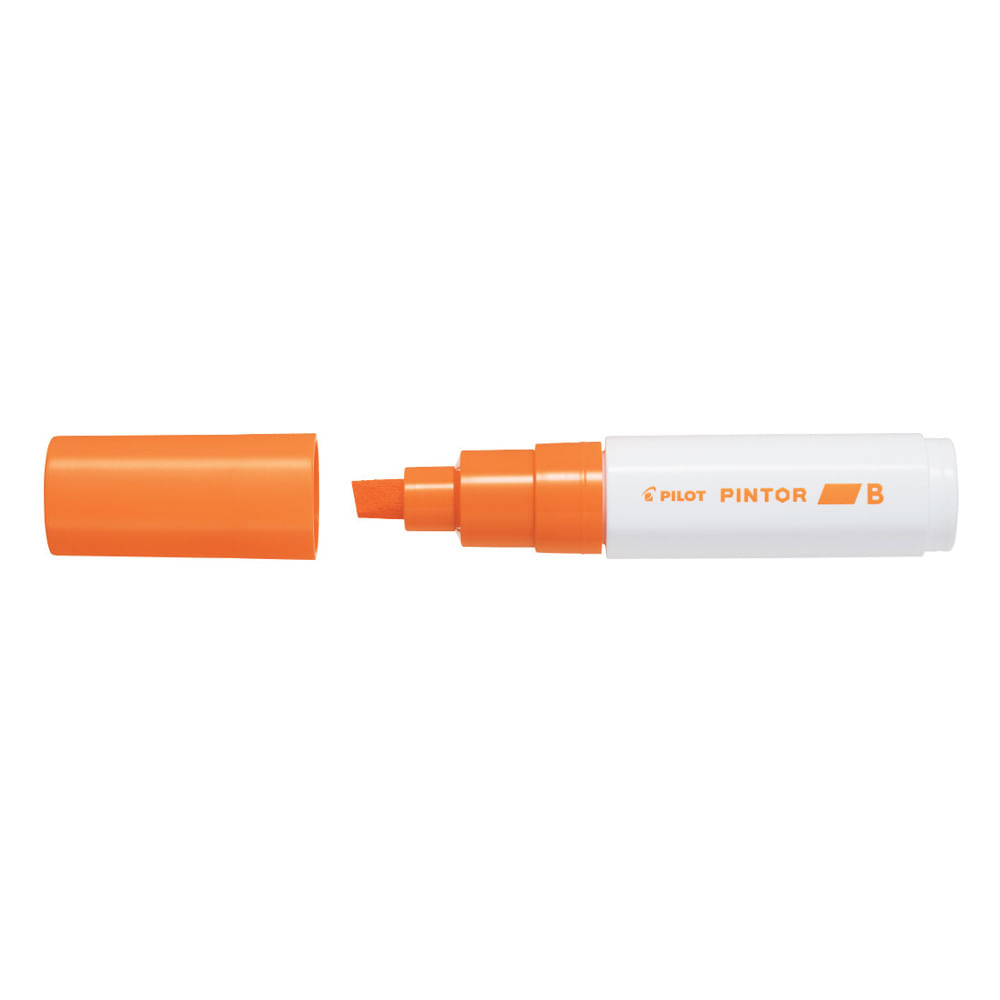 Marker cu vopsea Pilot Pintor B diverse culori 8 mm varf tesit orange
