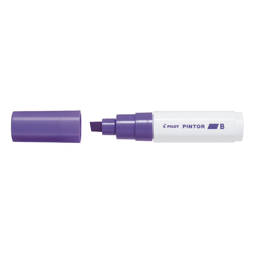Marker cu vopsea pilot pintor, varf tesit, 8 mm, violet