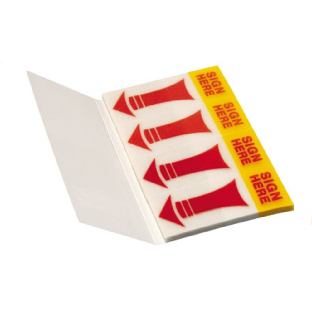 Index plastic „Semneaza aici” 20 x 50 mm transparent Alte brand-uri imagine 2022 depozituldepapetarie.ro