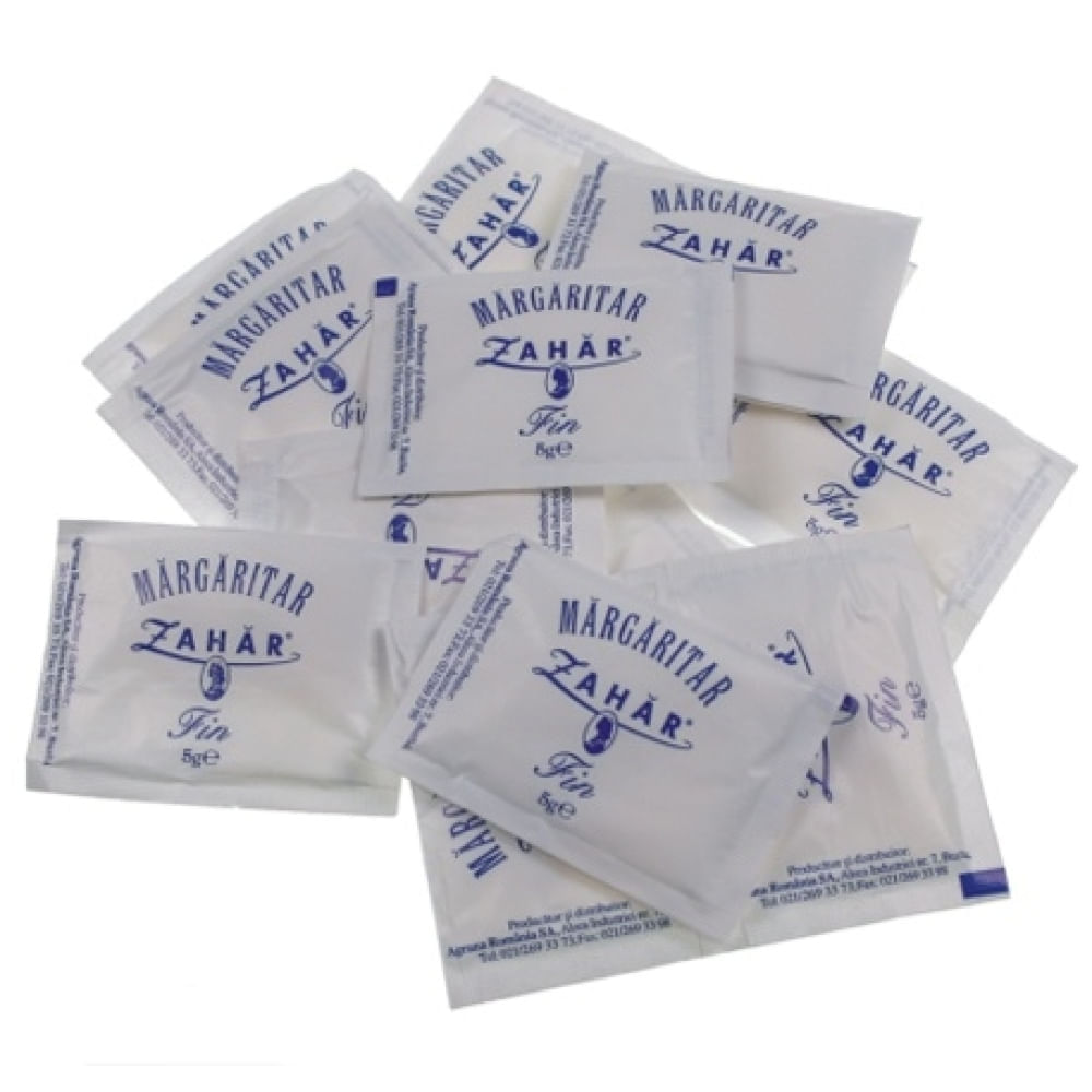 Zahar alb ambalat individual Margaritar 5 g x 200 bucati/cutie
