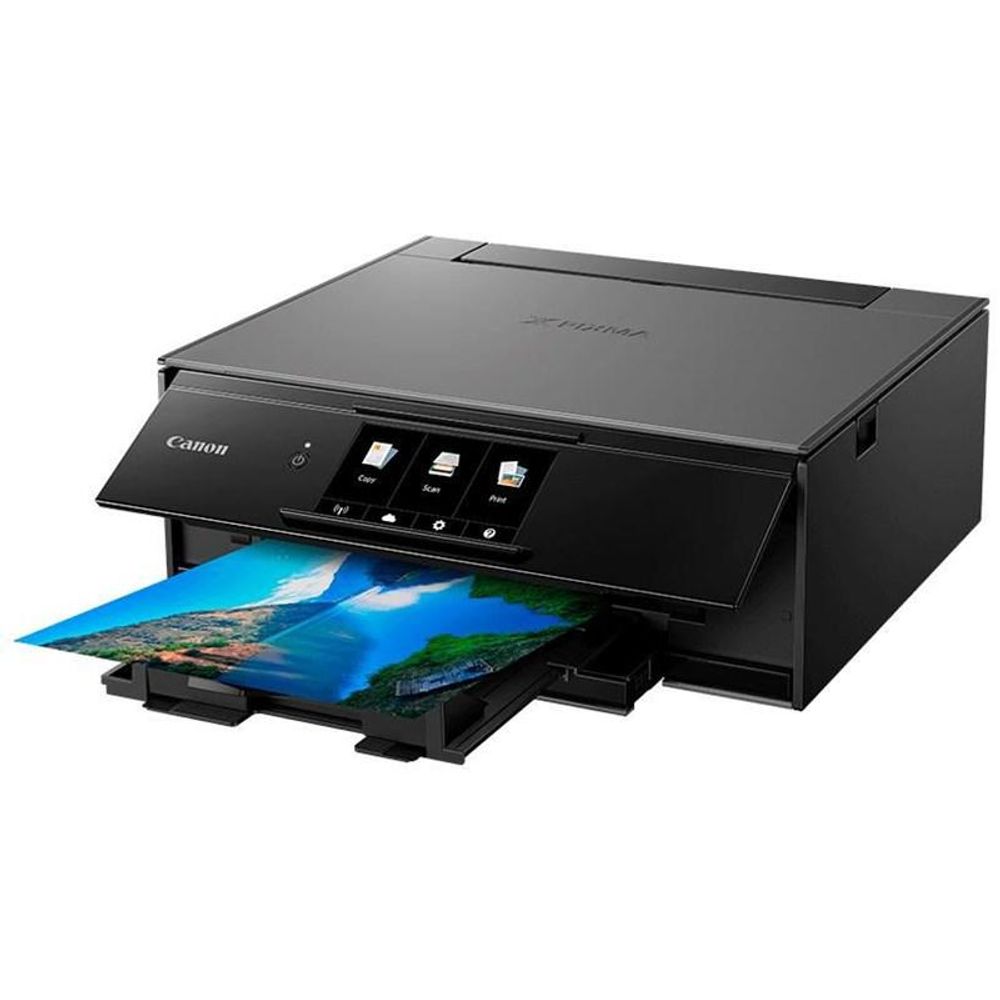 Multifunctional inkjet color Canon Pixma TS9150 Dark Grey, dimensiune A4 (Printare, Copiere, Scanare), viteza 15ipm alb-negru, 10ipm color, rezolutie