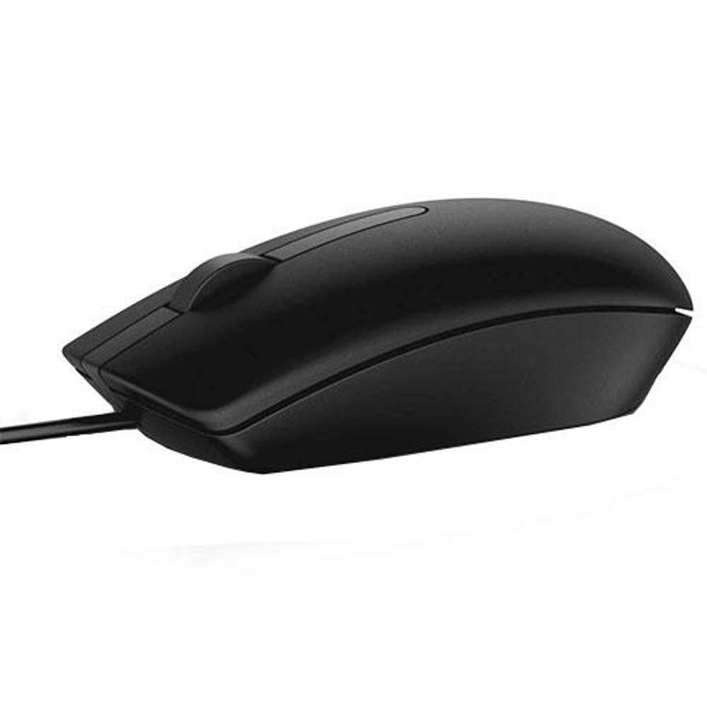 Dell Mouse MS116 3 buttons, wired, 1000 dpi, USB conectivity, Color:Black dacris.net imagine 2022 cartile.ro