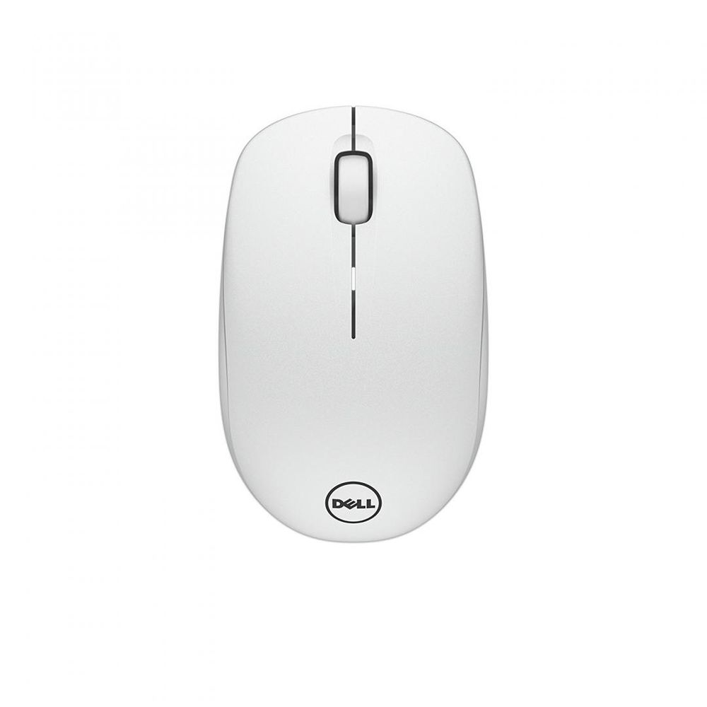 Dell Mouse WM126 Wireless 1000 dpi, 3 buttons, Scrolling wheel, wireless receiver, Color: White