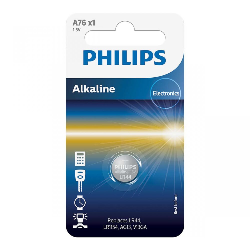 Philips Alkaline 1.5V 1-blister (LR44 / LR1154)