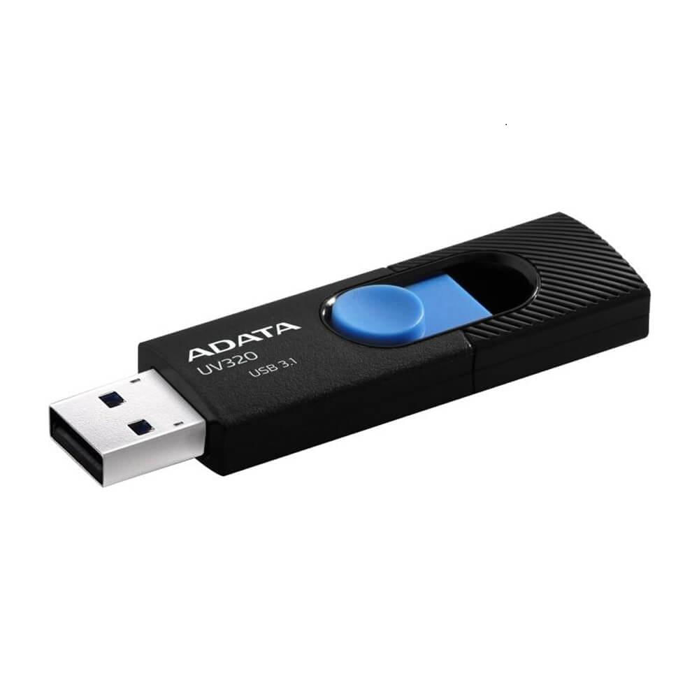 USB Flash Drive ADATA 32Gb, UV320, USB3.1, negru/albastru ADATA imagine 2022 cartile.ro