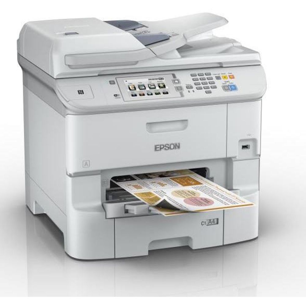Multifunctional inkjet color Epson Workforce WF-6590DWF, dimensiune A4 (Printare, Copiere, Scanare, Fax), duplex, viteza 24ppm alb-negru si color,