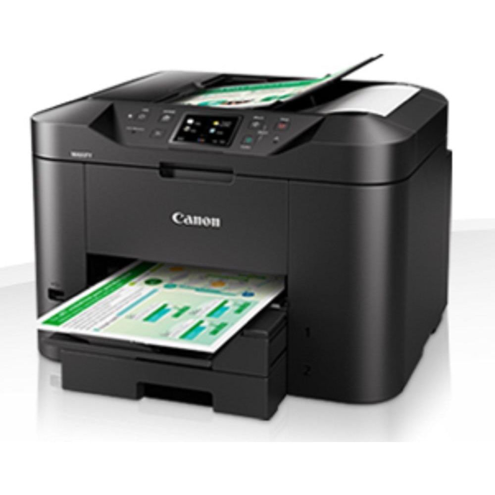 Multifunctional inkjet color Canon Maxify MB2750, dimensiune A4 (Printare, Copiere, Scanare, Fax), duplex, viteza 24ipm alb-negru, 15.5ipm color,