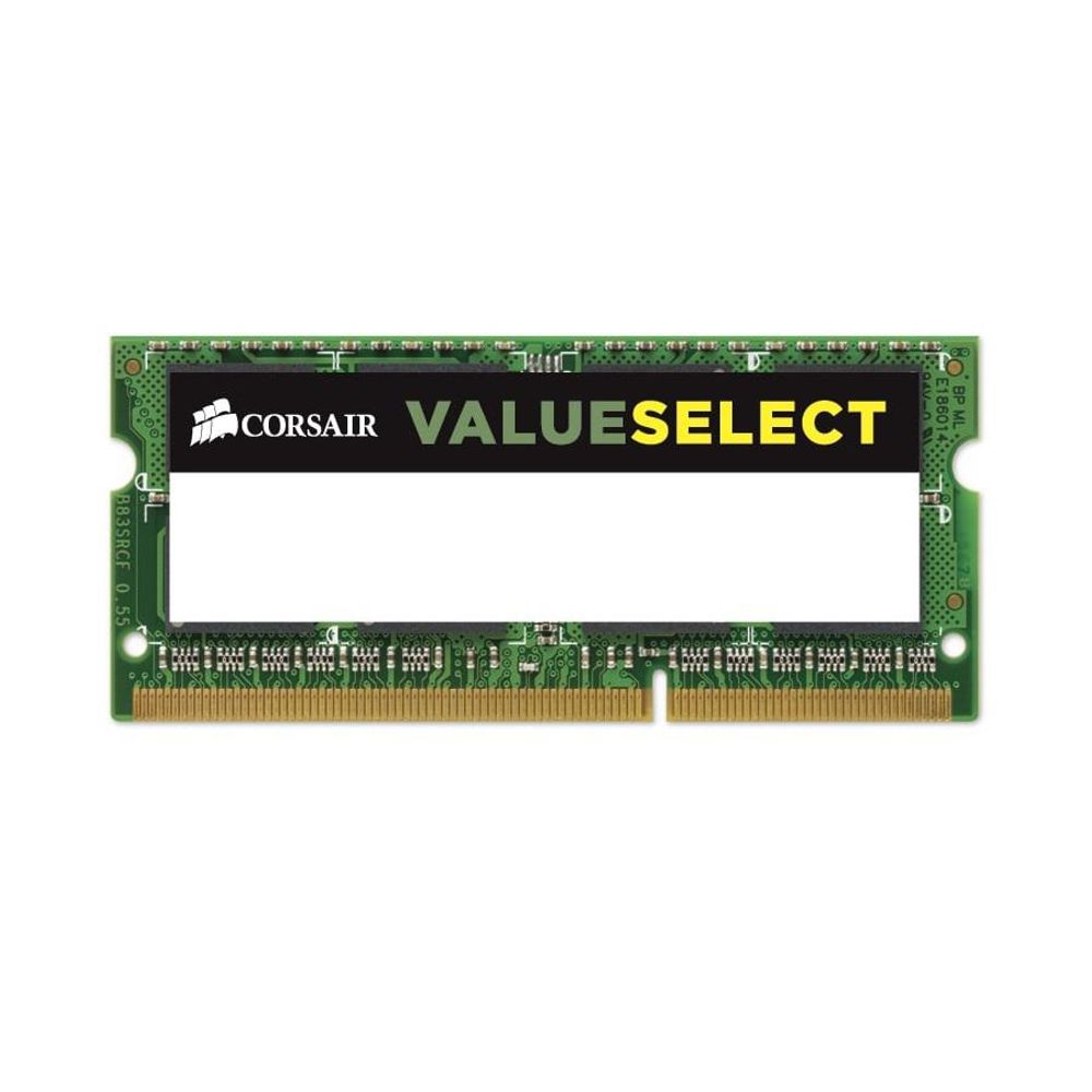 Memorie RAM SODIMM Corsair 8GB (1x8GB), DDR3L 1600MHz, CL11, 1.35V Corsair imagine 2022 depozituldepapetarie.ro
