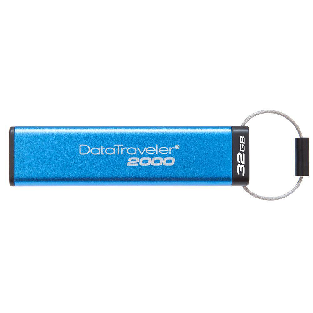USB Flash Drive Kingston, 32GB, DT2000, USB 3.0, Keypad, 256bit AES Hardware Encrypted