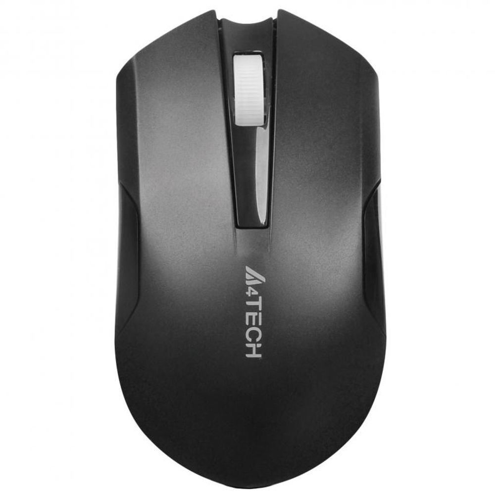 Mouse A4tech wireless, optic, V-TRACK, 1000dpi, negru, Li-Ion rechargable battery, Metal feet, USB