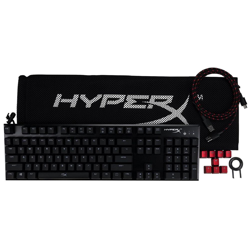 Tastatura Kingston HyperX Alloy FPS, Fir detasabil, Neagra, Iluminata, USB, Anti-Ghosting, Cherry MX Blue