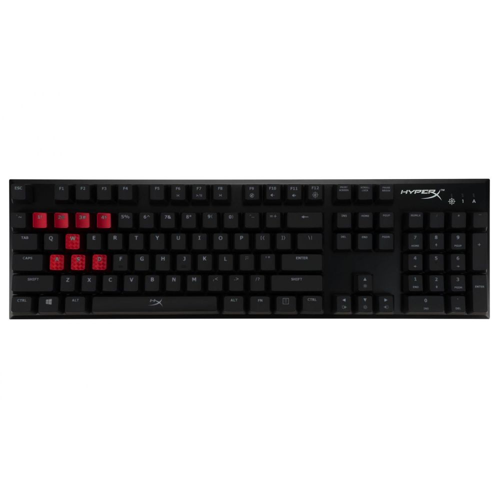 Tastatura Kingston HyperX Alloy FPS, Fir detasabil, Neagra, Iluminata, USB, Anti-Ghosting, Cherry MX Red