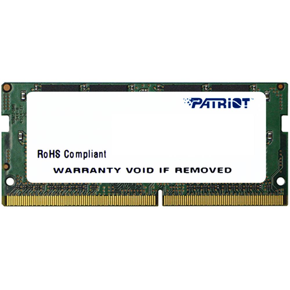 Memorie RAM notebook Patriot, SODIMM, DDR4, 4GB, 2400 Mhz, CL17, 1.5V