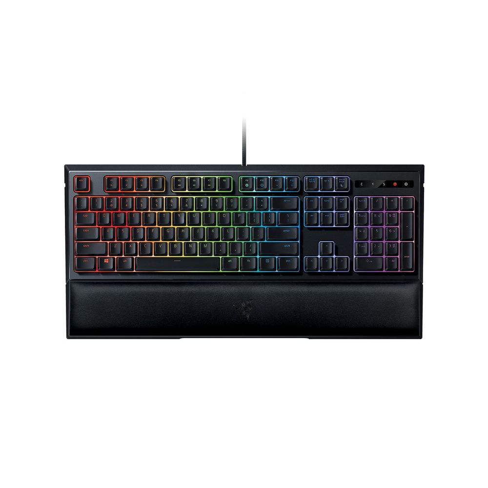 Tastatura razer ornata chroma multi-color membrane gaming keyboard - us layout, wired usb connection, razer mecha-membrane technology, mid-height