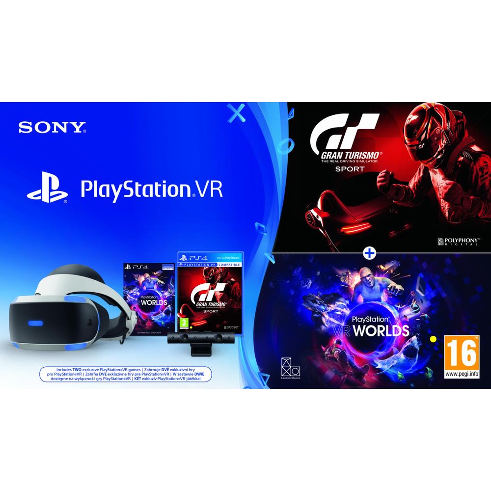 SONY PlayStation Virtual Reality - PS VR uses the power of PlayStation 4: Simply connect the two systems for immerse yourself in new experiences in a