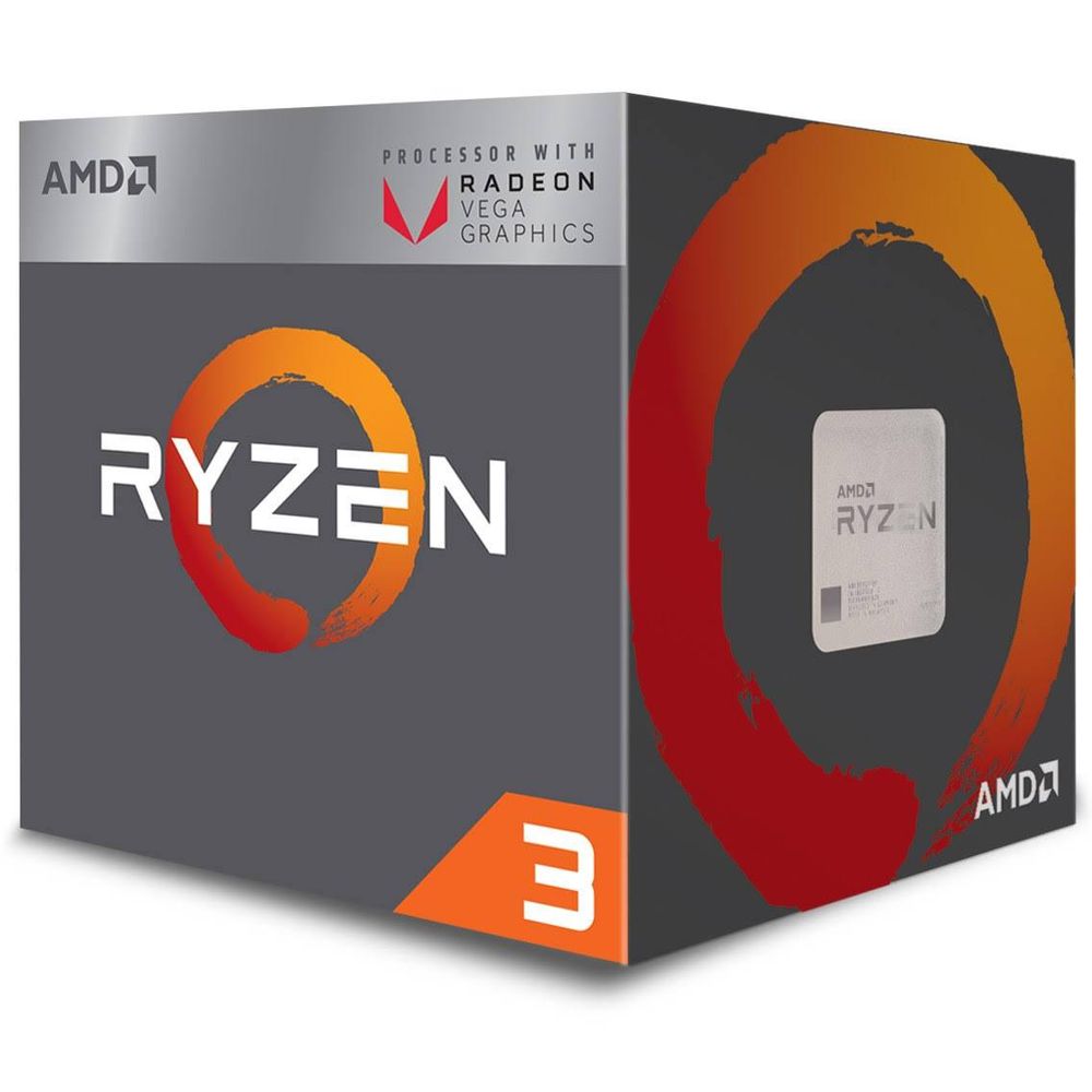 Procesor AMD Ryzen 3 2200G, YD2200C5FBBOX, 4 nuclee, 3.5GHz (3.7GHz Max Turbo), 6MB, AM4, 65W