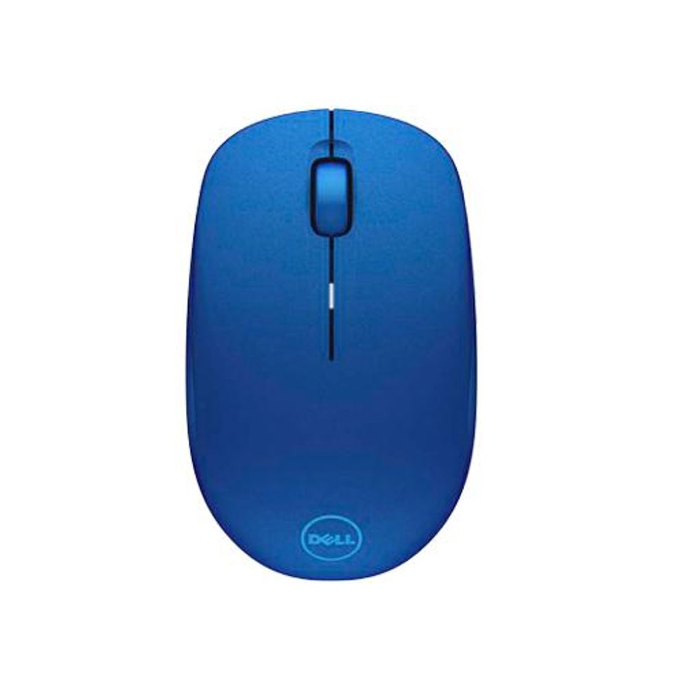 Dell Mouse WM126 Wireless 1000 dpi, 3 buttons, Scrolling wheel, wireless receiver, Color: Blue