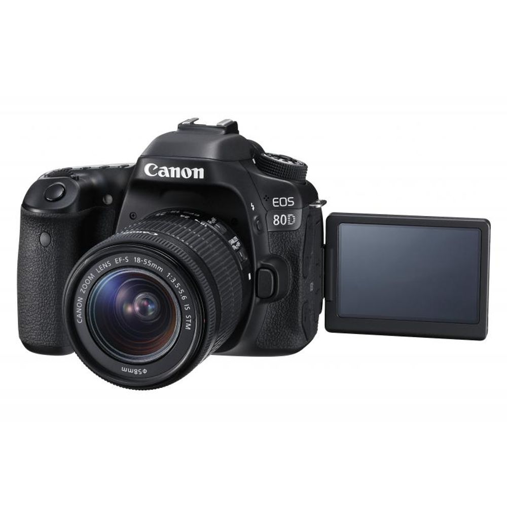 Camera foto Canon EOS80D EF18-55S, 24MP, CMOS,3 TFT fully articulated, DIGIC 6, 7 cadre / sec, ISO 100-16000,FullHD movies 30fps, compatibil Camera foto Canon EOS80D EF18-55S, 24MP, CMOS,3 TFT fully articulated, DIGIC 6, 7 cadre / sec, ISO 100-16000