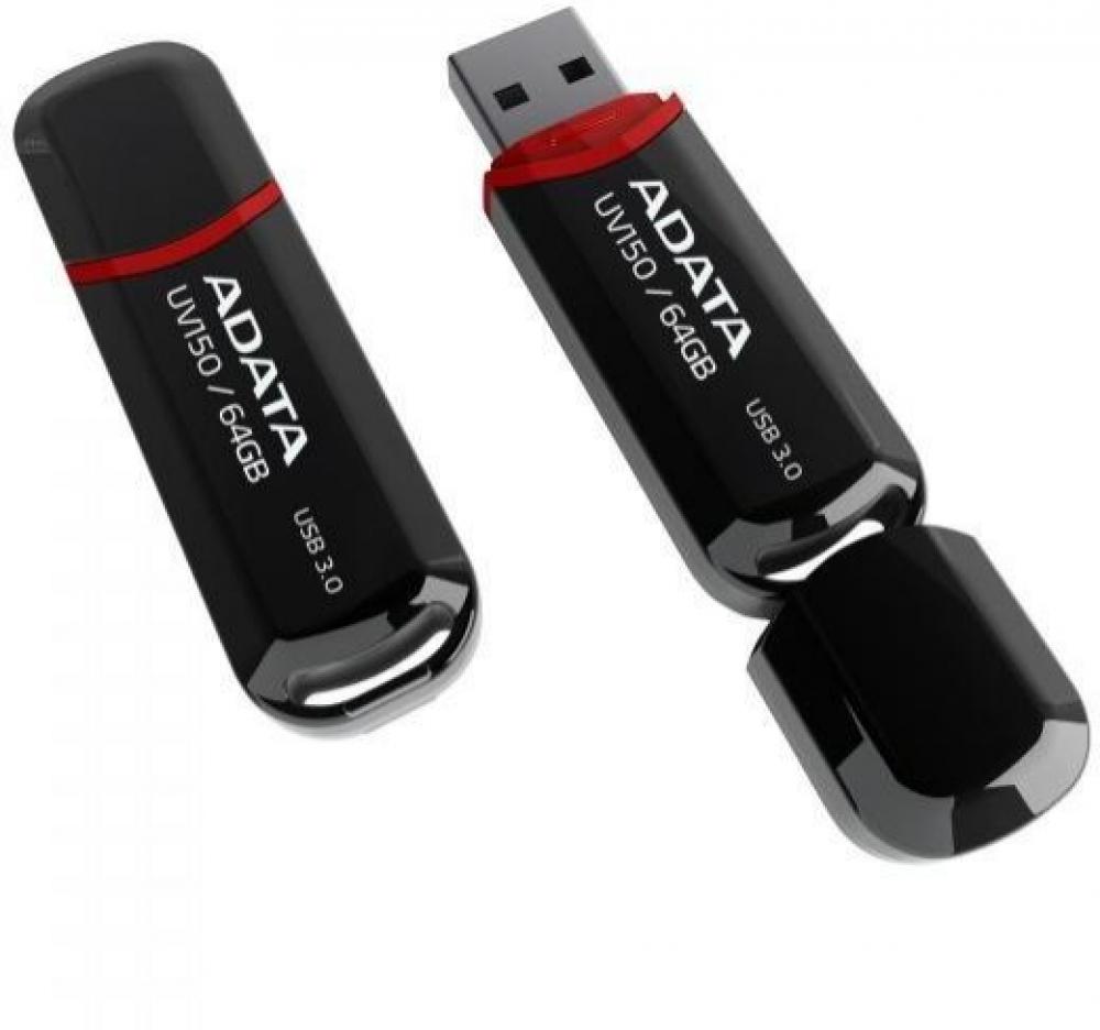 USB Flash Drive ADATA 64GB, UV150, USB3.0, Negru image0