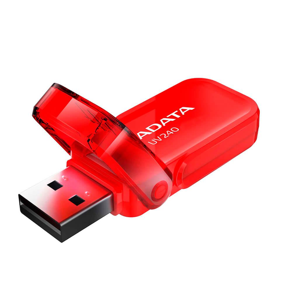 USB Flash Drive ADATA 32GB, UV240, USB 2.0, Rosu image