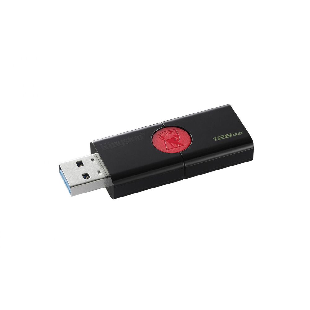 USB Flash Drive Kingston, 128GB, DT106, USB 3.1, Speed: 130MB/s read, Negru