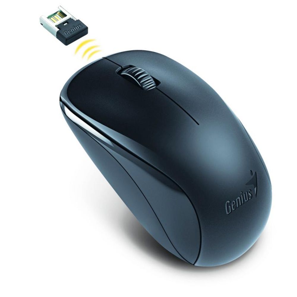 Mouse Genius wireless, optic, NX-7000, 1200dpi, negru dacris.net imagine 2022