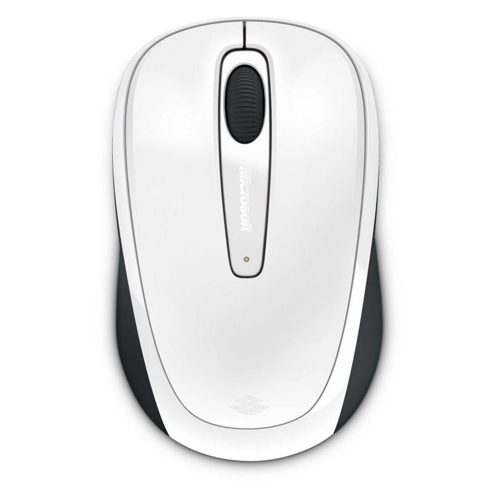 Mouse Microsoft Wireless, BlueTrack Mobile 3500 alb ambidextru