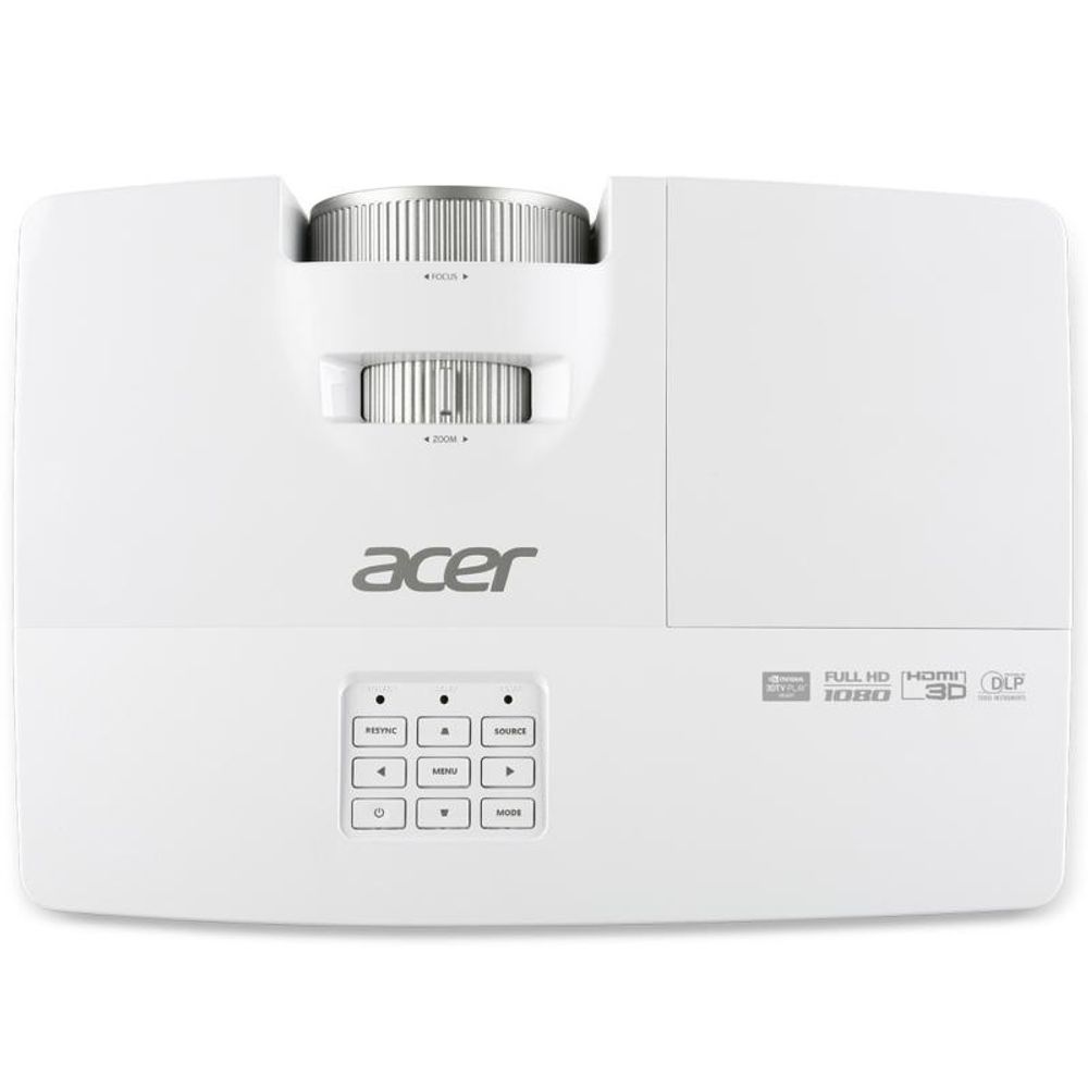 Proiector ACER H6517ST, DLP 3D, WXGA 1920x1200, 3000 lumeni,10.000:1 ,lampa 6000 ore EcoMode, HDMI, Composit, Component, Boxe S-video, USB, greutate PROJECTOR ACER H6517ST