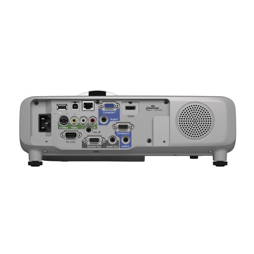 Proiector Epson EB-535W 3LCD, WXGA 1280x800, 3400 lumeni, 16000:1, lampa5000 ore, Cinch audio in, Microphone input, Stereo mini jack audio in/out,
