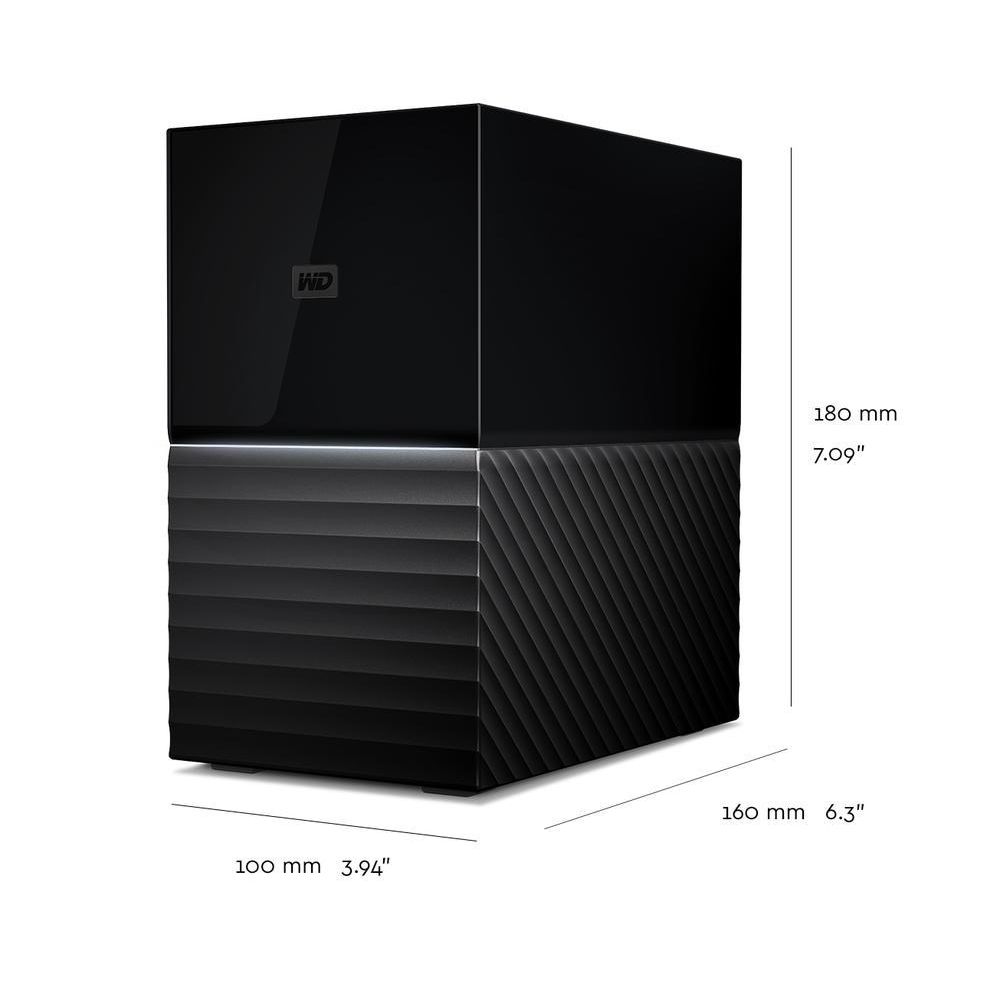 Hdd extern wd, 20tb, my book duo, 3,5