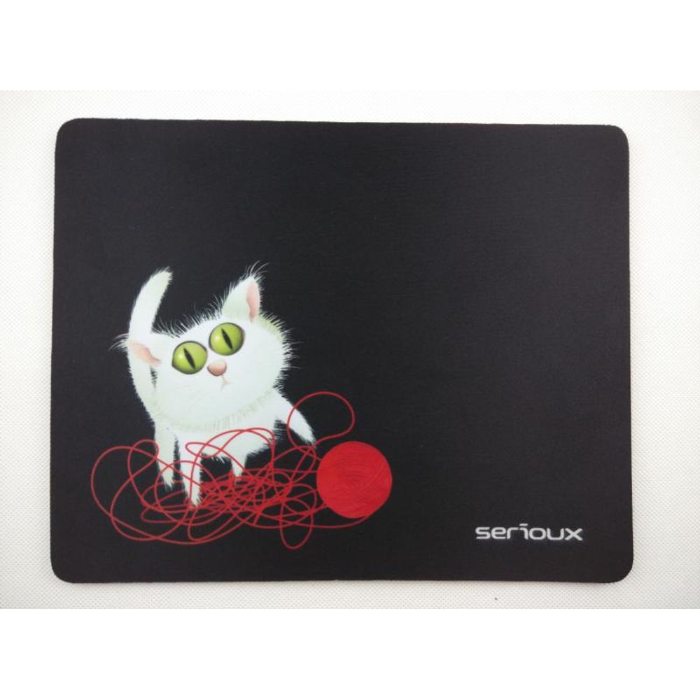 Mouse pad Serioux, model Cat and ball of yarn, MSP01 dacris.net imagine 2022 cartile.ro
