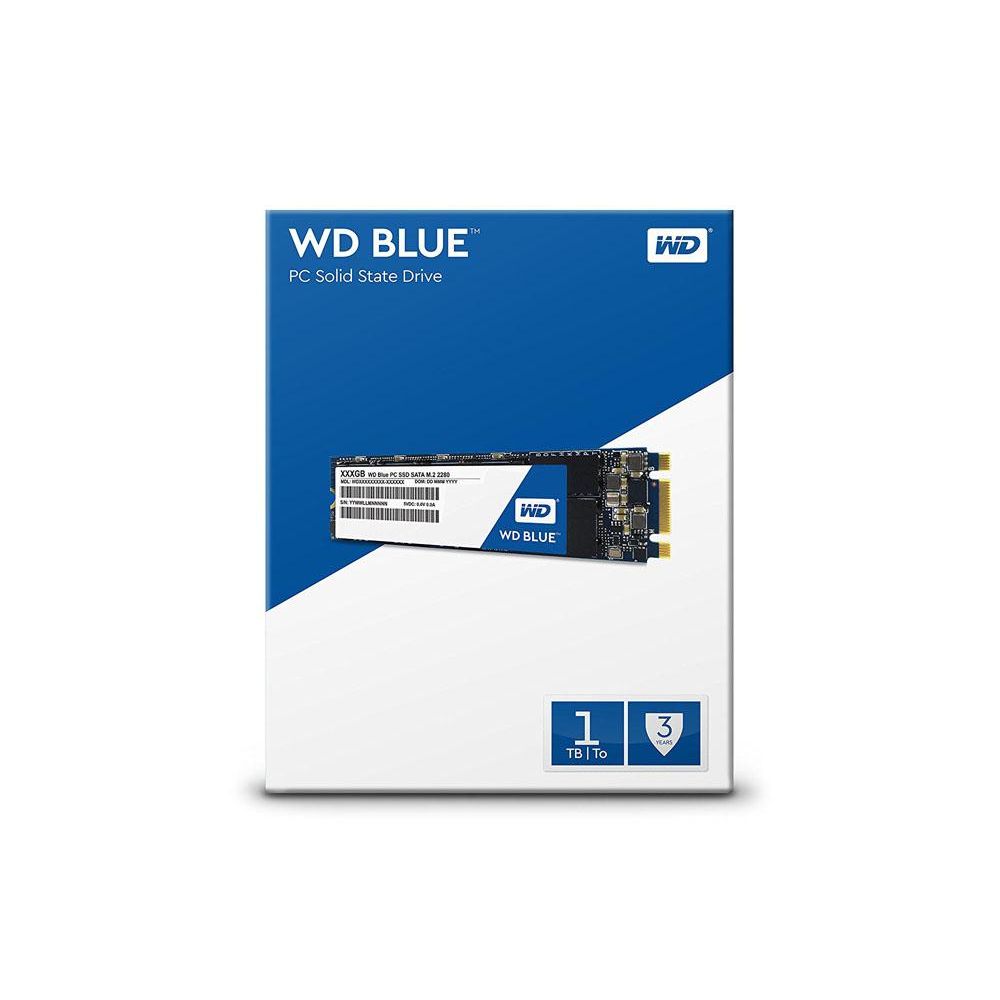 SSD WD, 1TB, Blue, SATA3, M.2 2280 dacris.net imagine 2022 depozituldepapetarie.ro