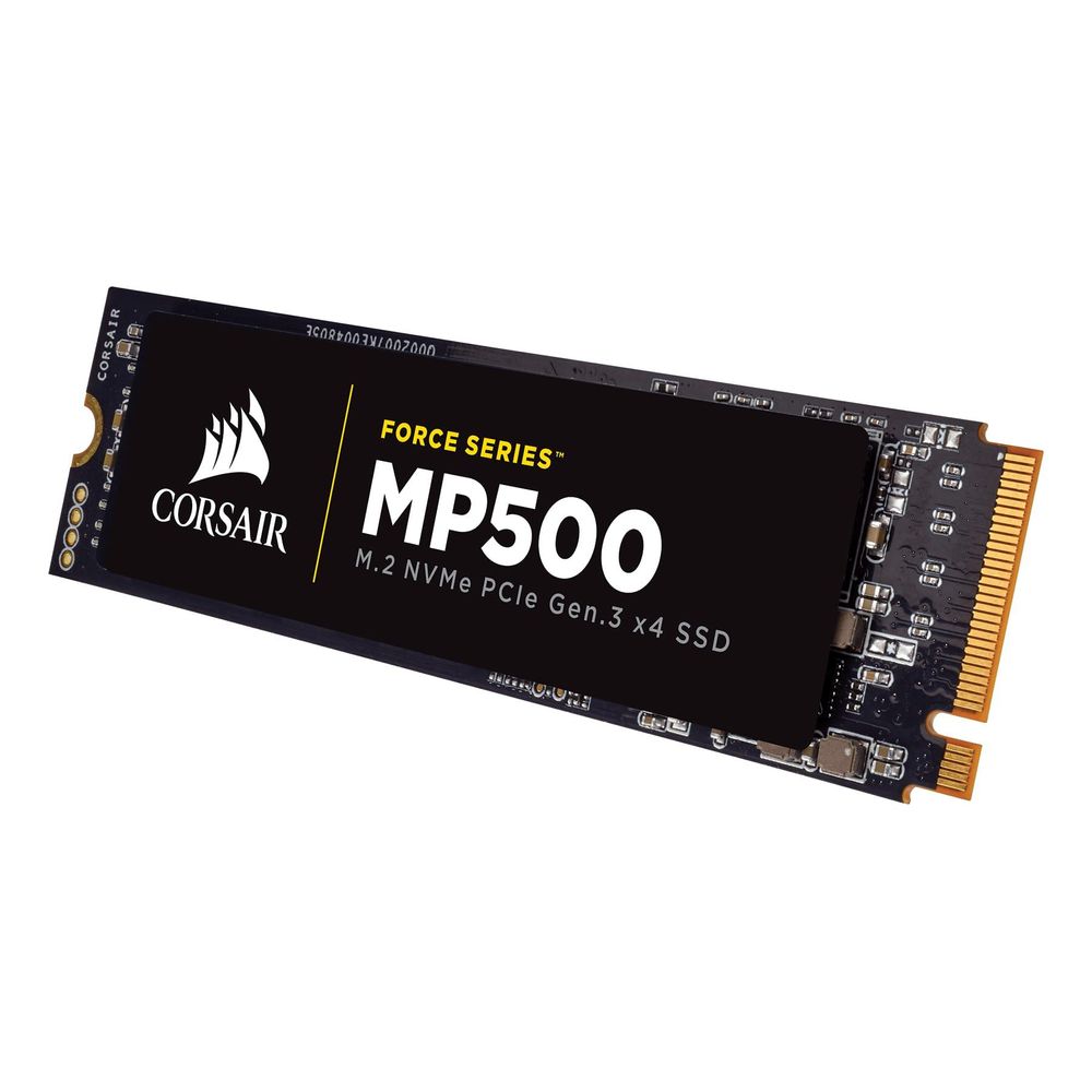 SSD Corsair Force MP500, 120GB, M.2 2280 NVMe PCIe, MLC NAND, rata transfer r/w: 3,000/2,400 MB/s, IOPS r/w: 150K/90K