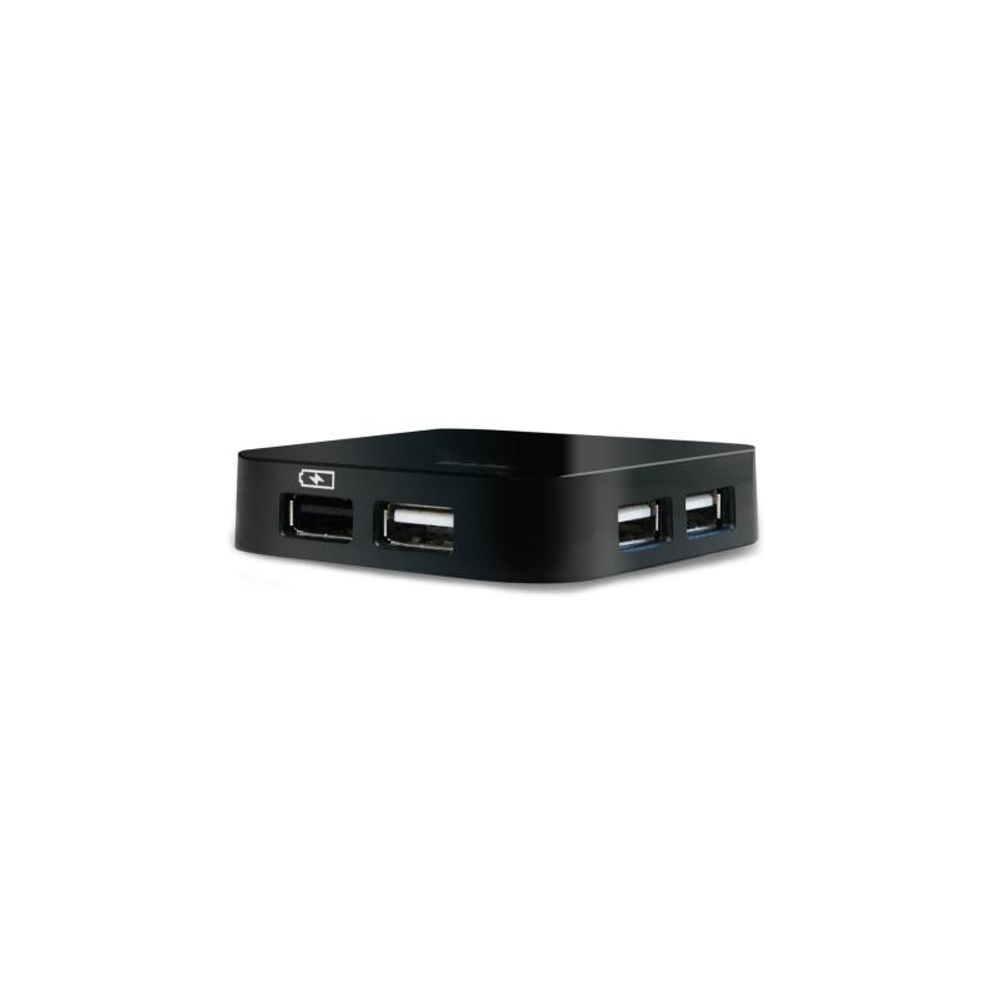 Hub USB D-Link, DUB-H4, 4 porturi, USB 2.0, adapter 5v, negru