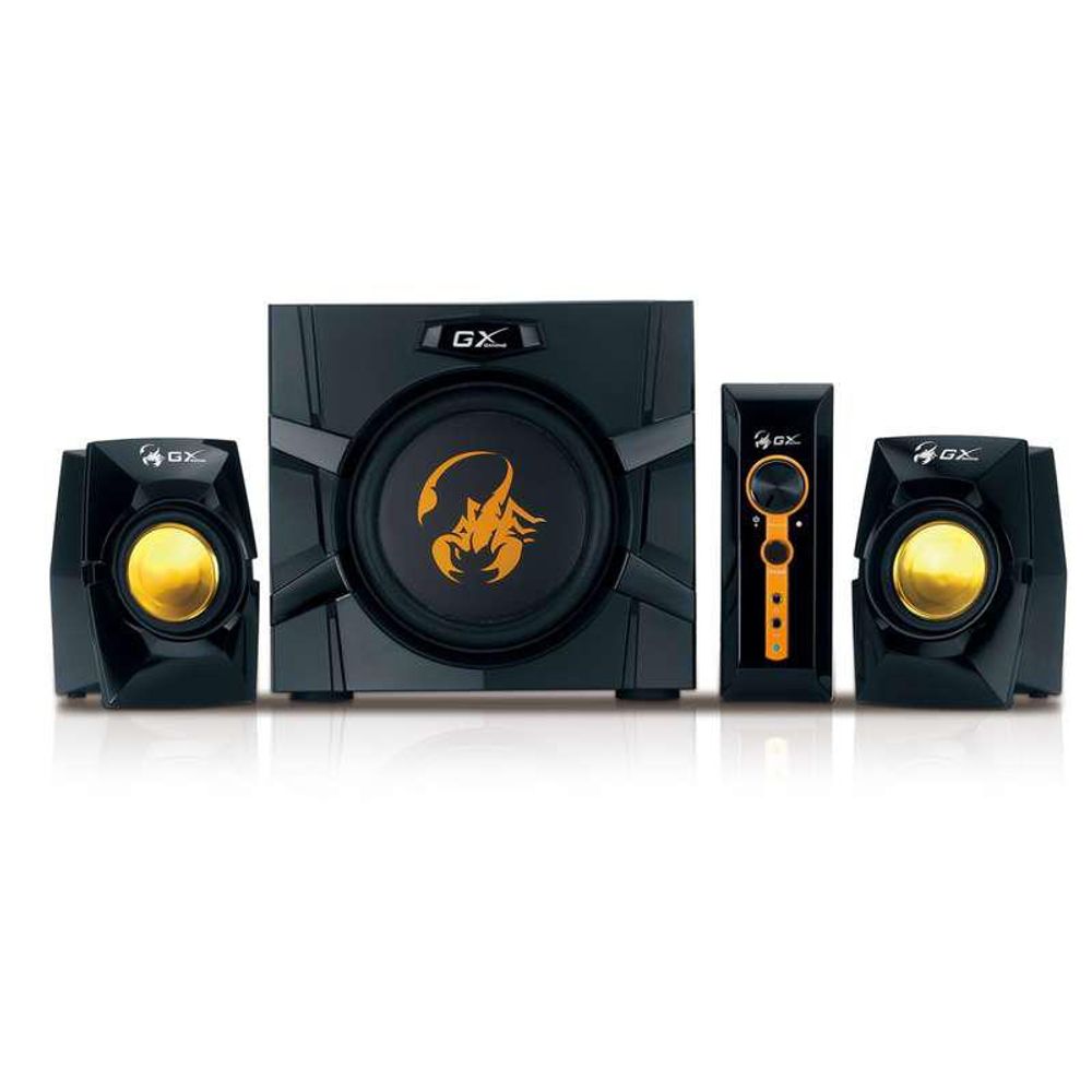 Boxe Genius 2.1 SW G2.1 3000, 70W(Subwoofer 40W+2 sateliti*15W), negru, gaming, telecomanda fara fir