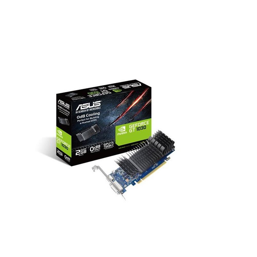Placa video Asus NVIDIA GeForce GT 1030, GT1030-SL-2G-BRK, PCI Express 3.0, GDDR5 2GB, Engine Clock: OC Mode - GPU Boost Clock : 1506 MHz , GPU Base