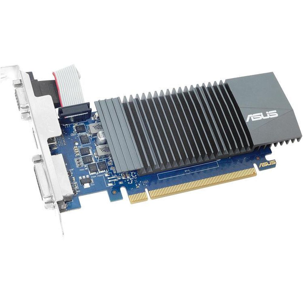 Placa video ASUS NVIDIA GeForce GT 710, PCI-Express 2.0, GDDR5 2GB, 64 bit, Memory Cloock 5012 MHz, Base Core Clock 954MHz, DVI Max Resolution :