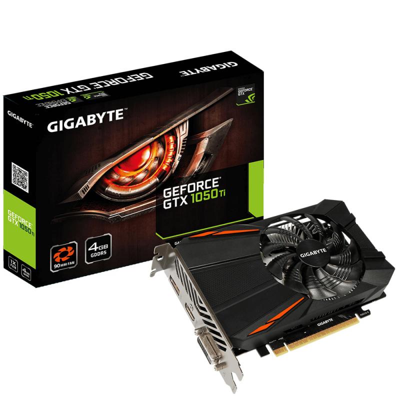 Placa video gigabyte nvidia geforce gtx 1050 ti d5 4g, n105td5-4gd