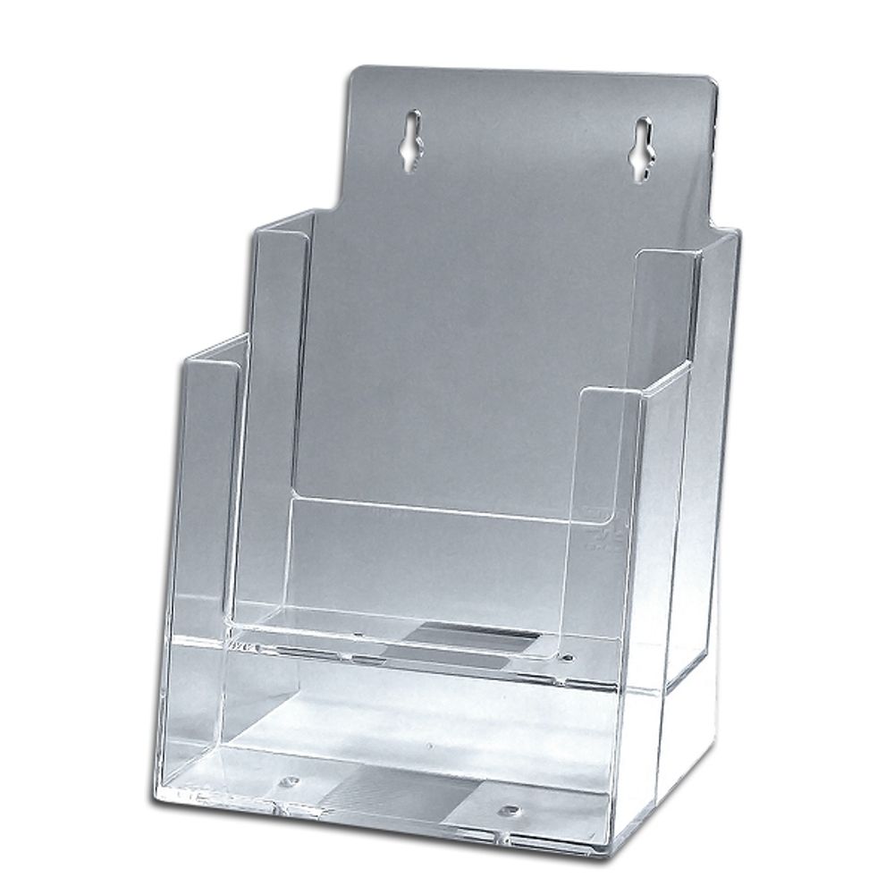 Display brosuri a5, cu 2 buzunare